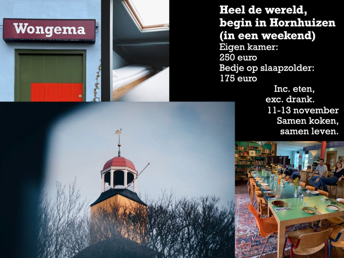 gracelandfest's tweet photo. Van 11 - 13 november ben je van harte welkom in @Wongema_nl in Hornhuizen! Kom samen koken, samen eten, samen leven, en ontmoet elkaar rondom #glf22 jaarthema #heeldewereld. Opgeven kan via post@wongema.nl. https://t.co/joV9dPSbTd