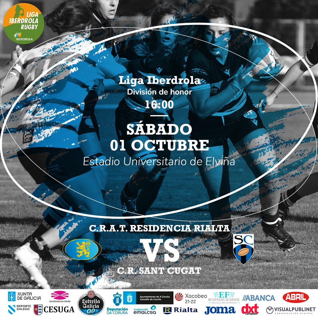 CRAT1976's tweet photo. ¡Cartel oficial! 

Arrancamos ya, vaaamos chicas 💪🏽💪🏽

¡Todos/as con el femenino este sábado empujando! https://t.co/nvc3qGY1kB