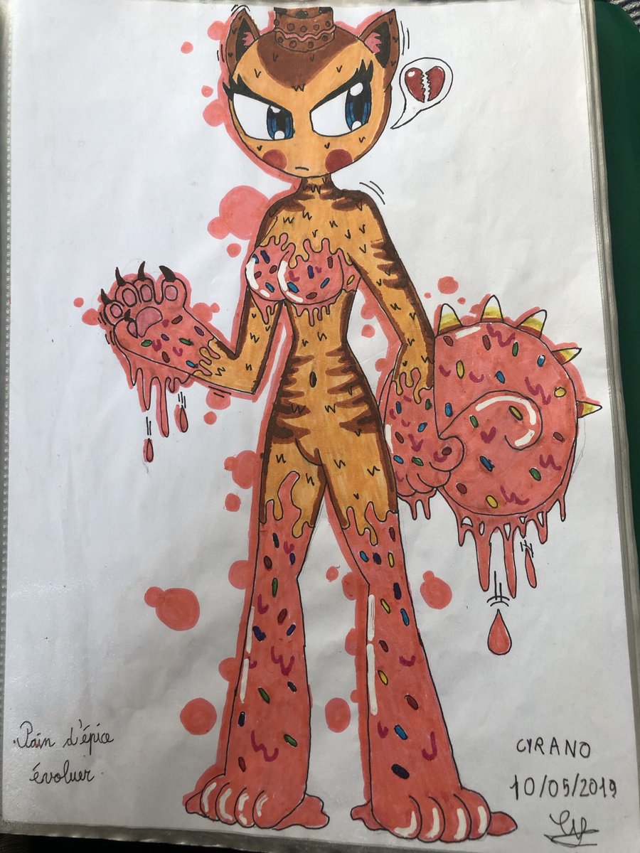 viridislemur's tweet photo. Pain d’épice🇫🇷(or Gingerbread🇬🇧) my #OC from my comic book #D_W : #dimension_wars #comics #BD #characterdesign #character #art #drawing https://t.co/qMBuX9rBDE