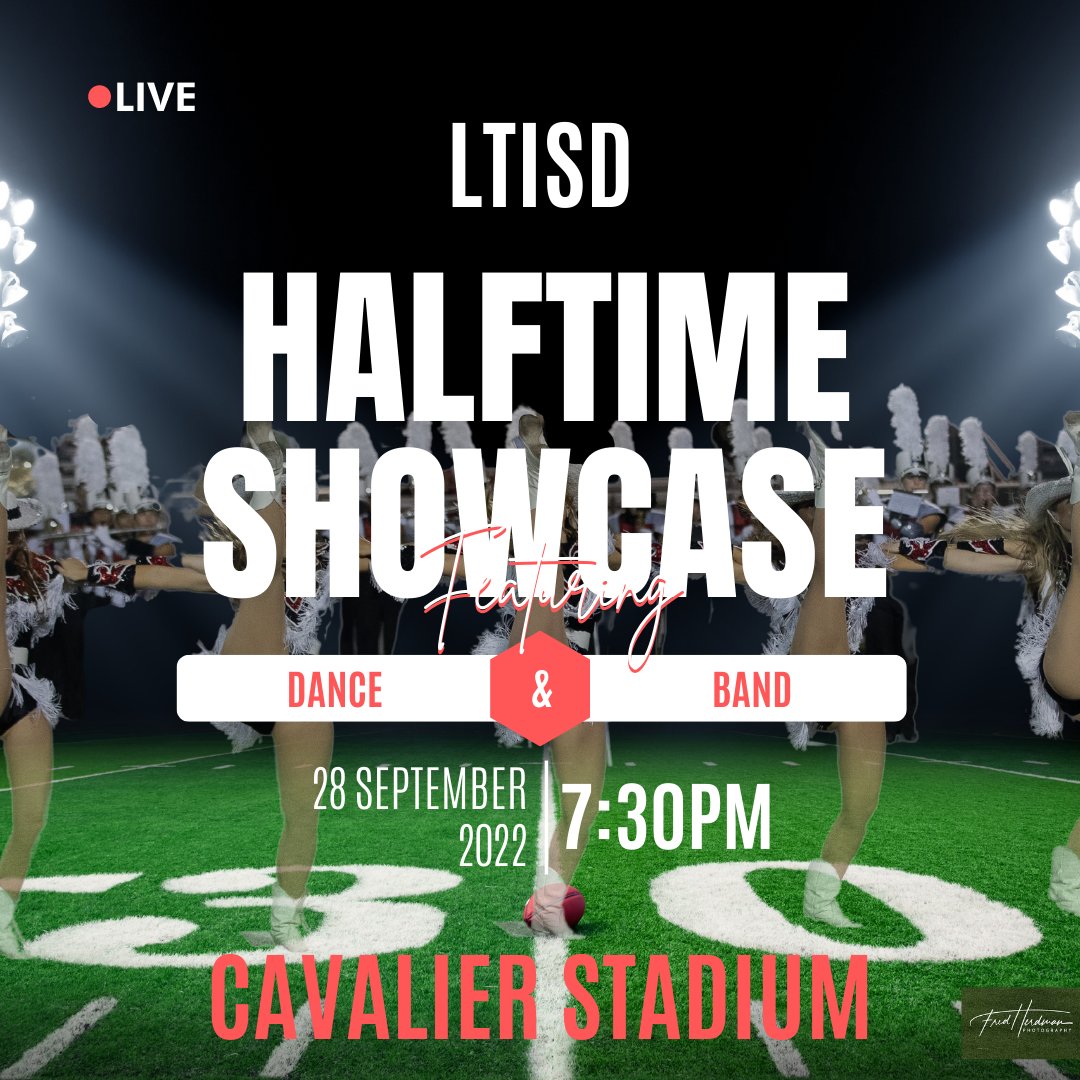 Enjoy the beautiful weather this evening!! The Cavalier Band along with MS Bands,MS Dance Teams and LTHS Dance Teams will perform. Admission is free! 
<a href="/ltisdschools/">ltisdschools</a>
 
<a href="/LTFineArts/">LTISD Fine Arts</a>
 
<a href="/LTCavBand/">Lake Travis HS Band</a>
 
<a href="/lthspto/">LTHSPTO</a>
 
<a href="/LTHSCavFootball/">Lake Travis Football</a>