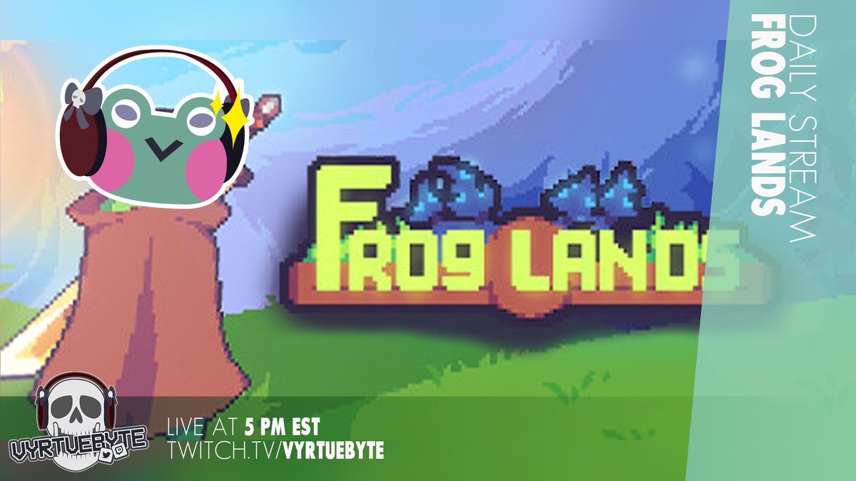vyrtue_exe's tweet photo. As I was looking for frog games, I stumbled across "Frog lands!" So, let's stumble around as an adventuring frog. See you in ~1 HOUR!
#VTuber #VStreamer #FrogDetective
🐸 Stay tuned for RT when we go LIVE! 🐸 https://t.co/GXu1a2y3Tv