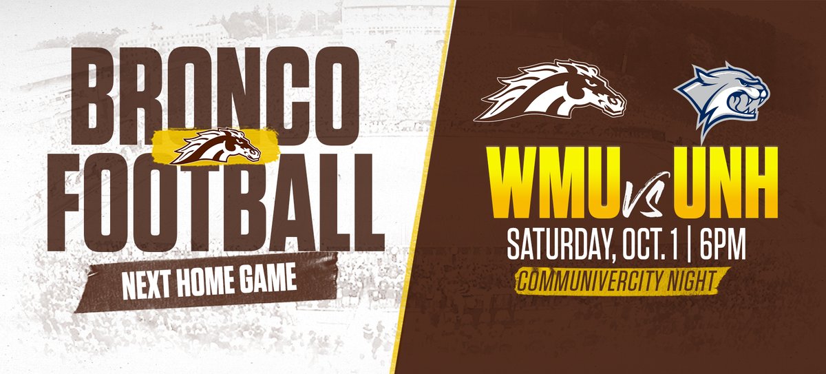 WMUBroncos's tweet photo. It's Win-It-Wednesday! Retweet this tweet for a chance to win a 4 pack of tickets to our VIP Patio w/ all-you-can-eat concessions until the 3rd quarter 😛🏈 https://t.co/dkBYi06Kcu