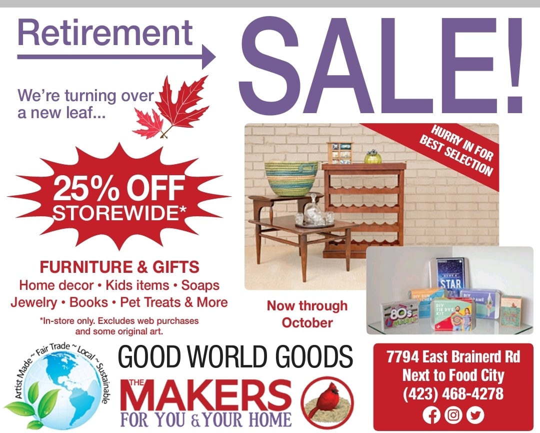 GoodWorldGoods's tweet photo. Retirement doesn't suck!
Sales in time for Holiday gifts. https://t.co/lKuANPDUUp