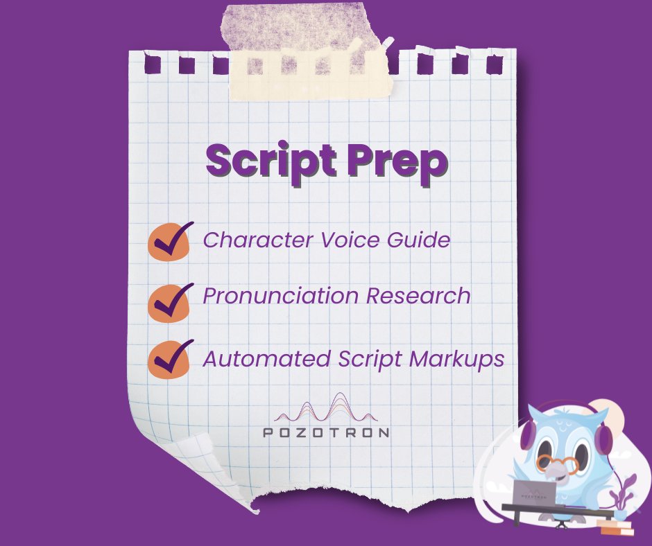 pozotron's tweet photo. Have you used our script prep features yet? Have any questions or suggestions?

https://t.co/niPn8ZMfXP https://t.co/Hn4pjGGA53