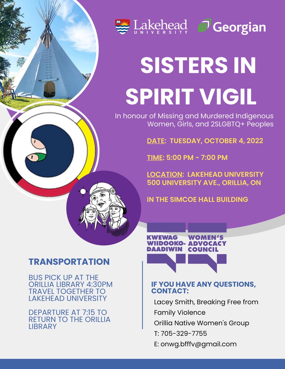 LUOR_II's tweet image. You are invited to the Sisters in Spirit Vigil on Sisters in Spirit Day. Sisters in Spirit Day is a day to honour the missing and murdered Indigenous women, girls and 2SLGBTQ+ peoples.