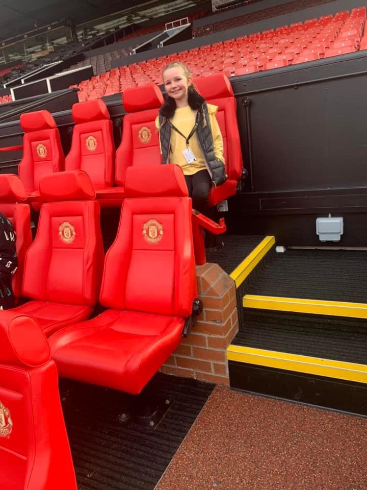 MissRaynor8's tweet photo. 3 years after winning an old Trafford tour from school for raising the most money. Tia finally went at the weekend ⚽️@PACTcarlton https://t.co/lR1B1UJdwe