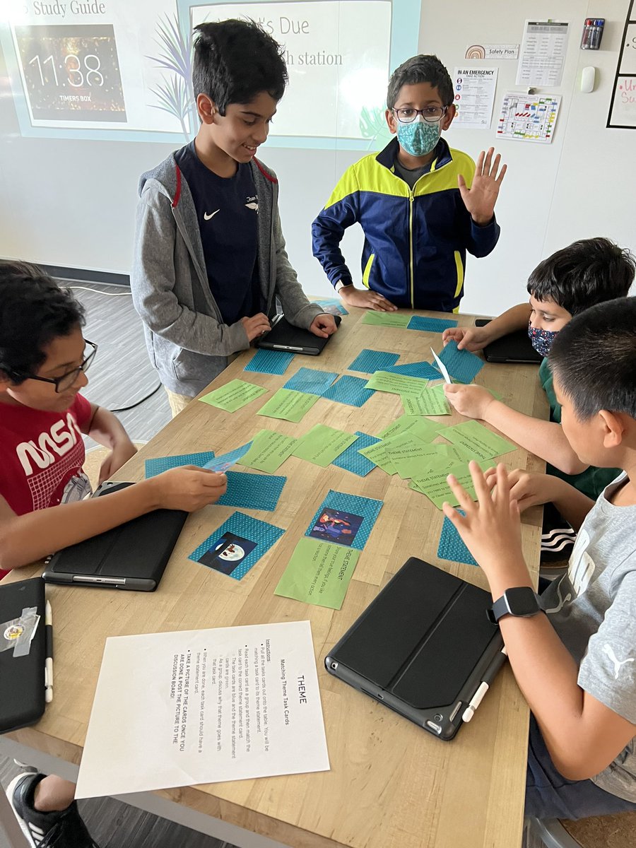 MsAlyssaGrant's tweet photo. Studying in differentiated ways helps ensure we are READY for Friday’s test! They got this!! #westfam @CMSWestWrangler https://t.co/vQNumB0Wyf