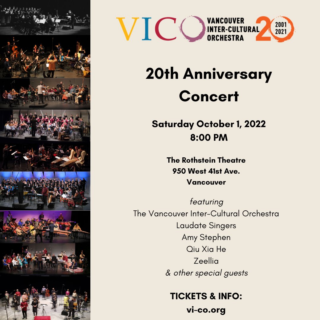 LaudateSingers's tweet photo. Concert Saturday! Laudate Singers helps celebrate the Vancouver Inter-Cultural Orchestra's 20th Anniversary. Here's the info:  https://t.co/8AknuoDWmd https://t.co/t9qN1cVWeP