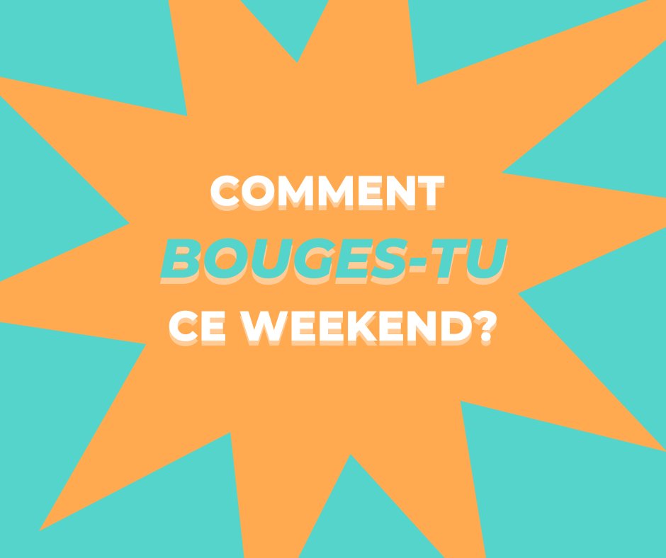 StudioBizz's tweet image. ☆ Comment bouges-tu ce weekend? ☆

Es-tu plus…

👉 Cours de #ballet en Studio?
👉  Rando en famille?
👉  Séance de #fitness sur StudioBizz.tv?
👉  Couch potatoe?🥔 (parce qu’à quoi ça sert une fin de semaine si on peut pas relaxer? 😉)
