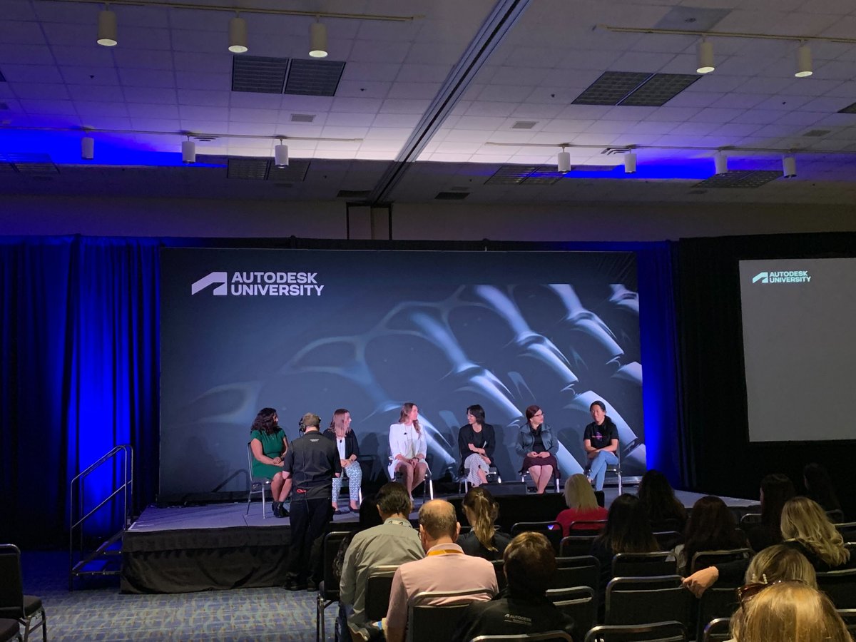 ADSKResearch's tweet image. Happening now live @AU2022! @qianzhou_, Dagmara Szkurlat along with Melissa Chan, Viveka Devadas, Rina Sahay, Dana Warren, Saloni Sharma discussing their experiences with XR bit.ly/3fcVIph
#AutodeskResearch