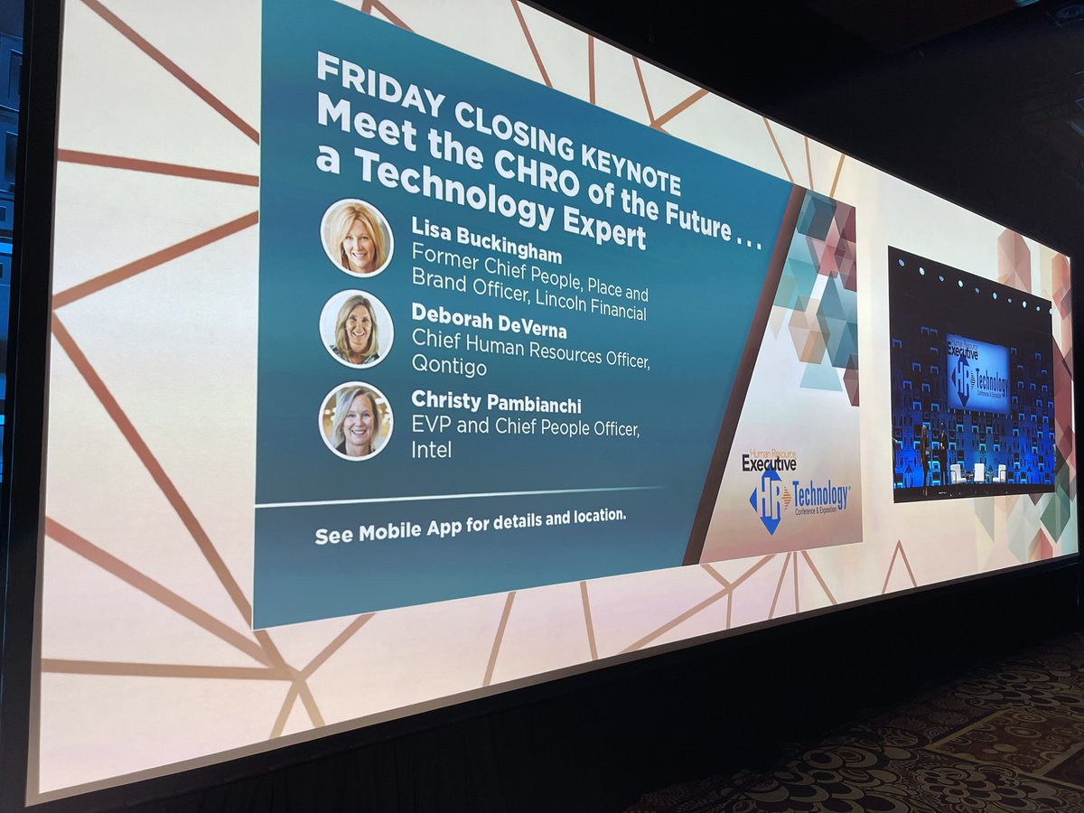 Christy Pambianchi (@christyp_cpo) on Twitter photo I recently participated in the closing panel at <a href="/HRExecMag/">HR Executive</a>’s #HRTechConf. We discussed how to keep a human-first mentality while also embracing tech advancements that improve both employee & manager experience.
It was great connecting with the inspiring & talented HR community! I recently participated in the closing panel at <a href="/HRExecMag/">HR Executive</a>’s #HRTechConf. We discussed how to keep a human-first mentality while also embracing tech advancements that improve both employee & manager experience.
It was great connecting with the inspiring & talented HR community!