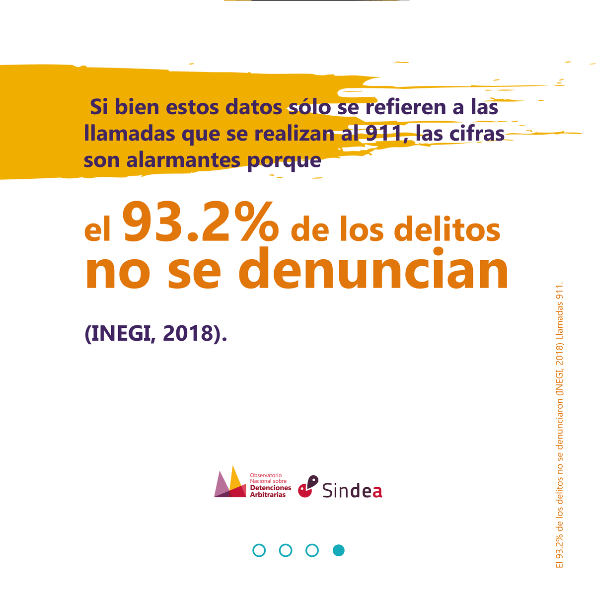 onda_mx's tweet photo. Si bien estos datos sólo se refieren a las llamadas que se realizan al 911, las cifras son alarmantes porque el 93.2% de los delitos no se denunciación (@INEGI_INFORMA 2018).

#ONDA #DetencionesArbitrarias #SinDetencionesArbitrarias #Sindea #DDHH #ConoceTusDDHH https://t.co/kLwvNzSStG