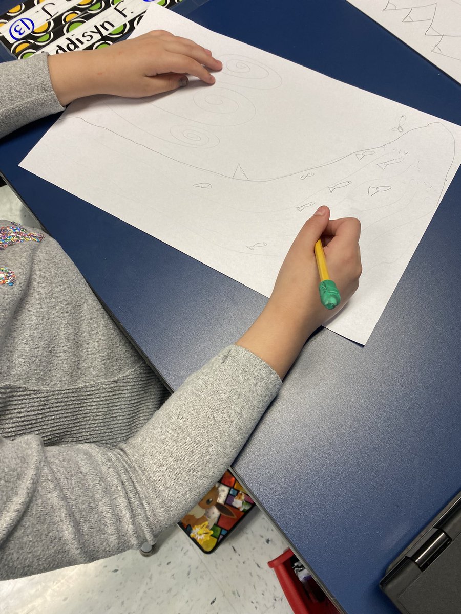 misscomboAP's tweet photo. Students in Mrs. B-E’s class are using their creative talents to show what they’ve learned about the geosphere, biosphere and atmosphere. I love the choice of drawing or writing to share their learning! #scienceinstruction #studentchoice https://t.co/fcaUyH5KEp