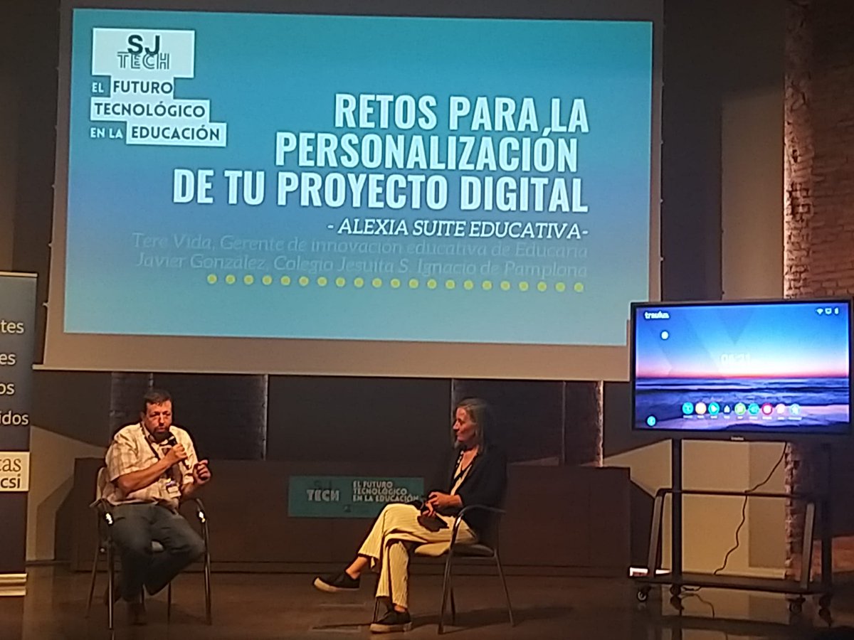 AlexiaEducacion's tweet photo. Conversación muy interesante entre @terevida y Javier Gonzalez @jesuitascolegio en el observatorio de #SJTech de @educsi. Integración, evaluación e innovación en el aula, algunos aspectos clave para un proyecto digital a medida. https://t.co/QmK1SoaRwu