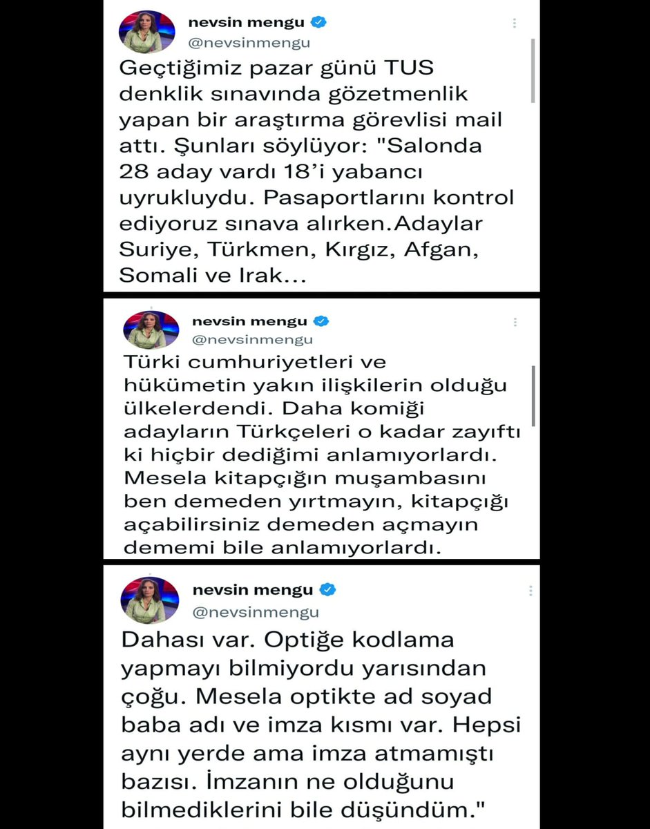 DenklikDiploma's tweet photo. Raporda bu konuya da değindik, bütün detayları ile anlatmaya da hazırız. Beyan esasıyla denklik alan yabancı uyruklular dışında, Türkçe bilmediği halde Türkçe yapılan sınavda "her nasılsa(💵)" başarılı olan yabancı uyruklular da mevcut.Bu konuyu devletimizin çözeceğine inanıyoruz https://t.co/nRjLXJ4lXq