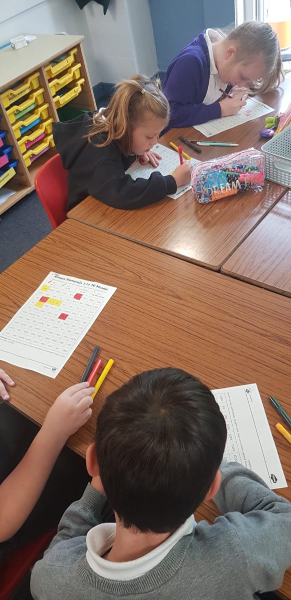 Darnley_Primary's tweet photo. Primary 4a are really enjoying @mathsweekscot! Today we learned all about Roman Numerals and used our knowledge to complete a mysterious mosaic! https://t.co/rniPaT1xwR