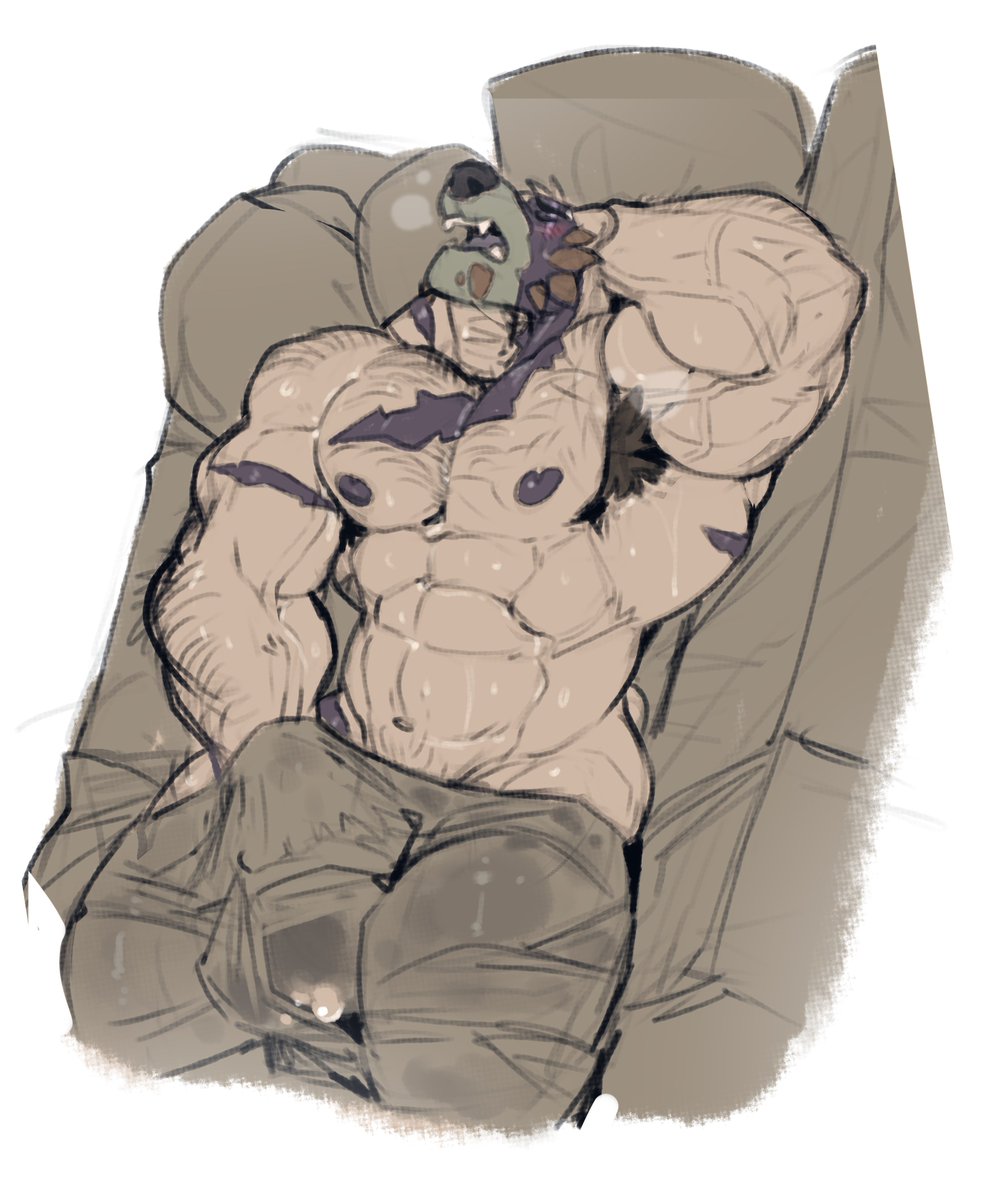 Big sweaty doofuses dreamin' about each other. 
<a href="/MightyChorizo/">Blau</a>