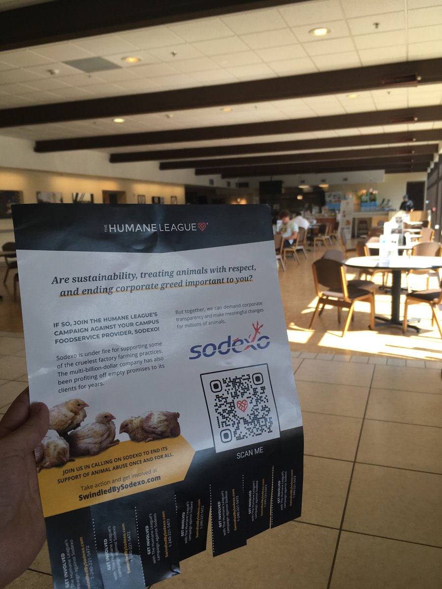 Hello <a href="/WarnerPacificU/">Warner Pacific University</a> - your students do not support animal cruelty! Please reconsider your choice of foodservice provider <a href="/Sodexo_Live/">Sodexo Live!</a> and <a href="/SodexoUSA/">Sodexo USA, Inc.</a> cc: <a href="/sophiebellon/">Sophie Bellon</a> <a href="/anne_bardot/">Anne Bardot</a> #SwindledBySodexo