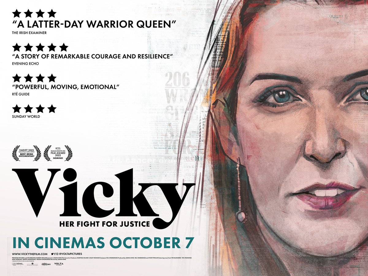 We'll be hosting a special preview screening of Vicky on Wednesday October 5th. A story of courage, hope, and a remarkable woman.

Simply RT to be in with a chance of attending.

Vicky opens on Friday October 7th 
🎟️ lighthousecinema.ie/film/vicky

<a href="/voltapictures/">Volta Pictures</a> <a href="/screenireland/">Screen Ireland</a>