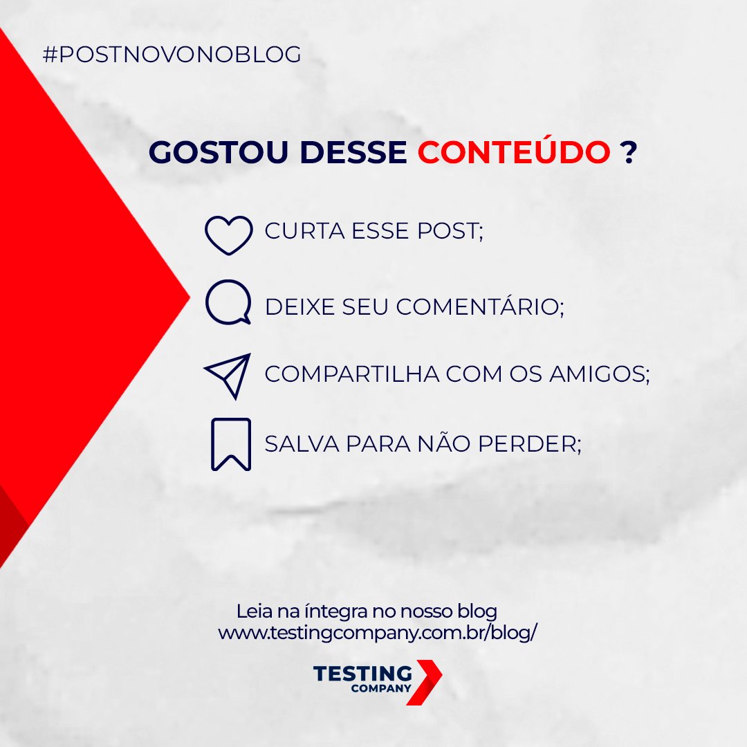testingcompany's tweet photo. TOP 10 dicas para realizar testes de software bem-sucedidos 🚀🚀🚀🚀
Quer ler na íntegra? Acesse o link na nossa bio @testingcompany e descubra como realizar um teste de software bem-sucedido🚀
#TI #TC #QA #TESTESDESOFTWARE #DEV https://t.co/aC9RUE8axT