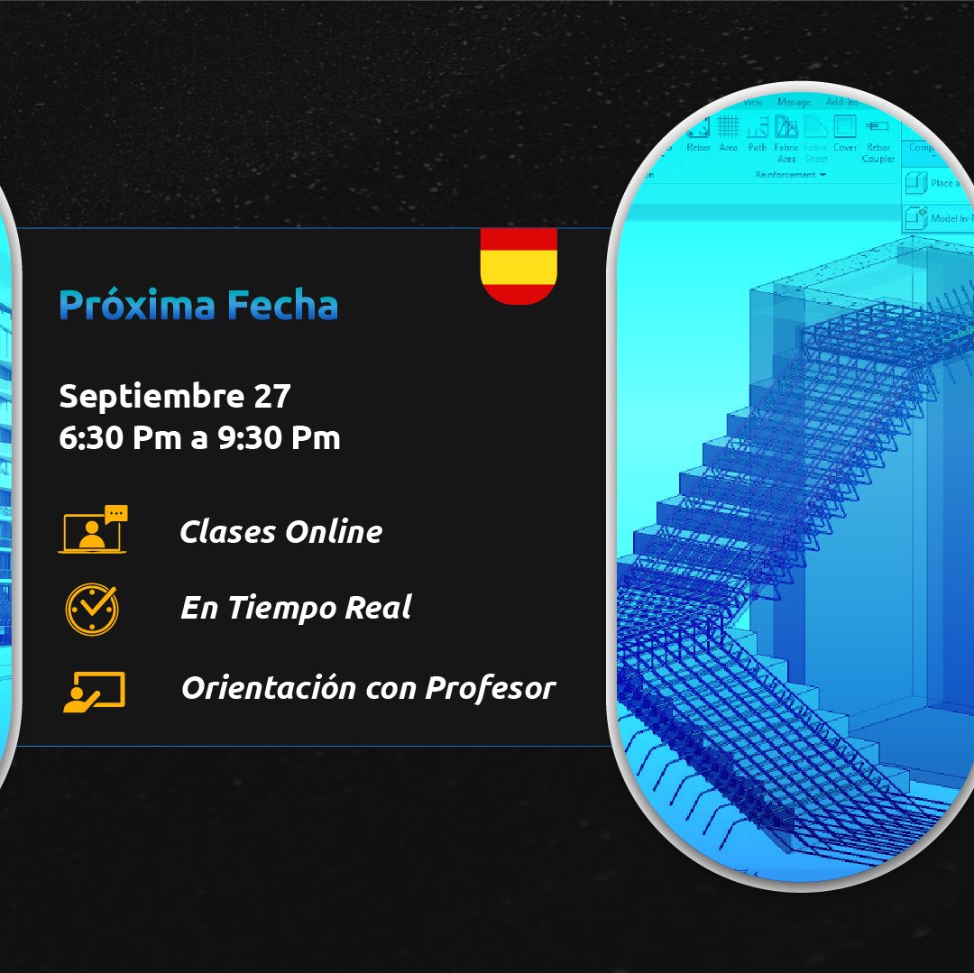 Institute_Arts's tweet photo. ⚠️INSCRIPCIONES ABIERTAS ⚠️

🖥️ Revit Architecture
🇪🇸 Septiembre 27 (Clase en Español)
🇺🇸 Octubre 19 (Clase en Inglés)
.
.
.
.
#AutodeskClasses #Revit #Autodesk #RevitArchitecture #OnlineClasses #OnlineLiveClasses #Miami #RevitClasses https://t.co/9daHbfVdwB