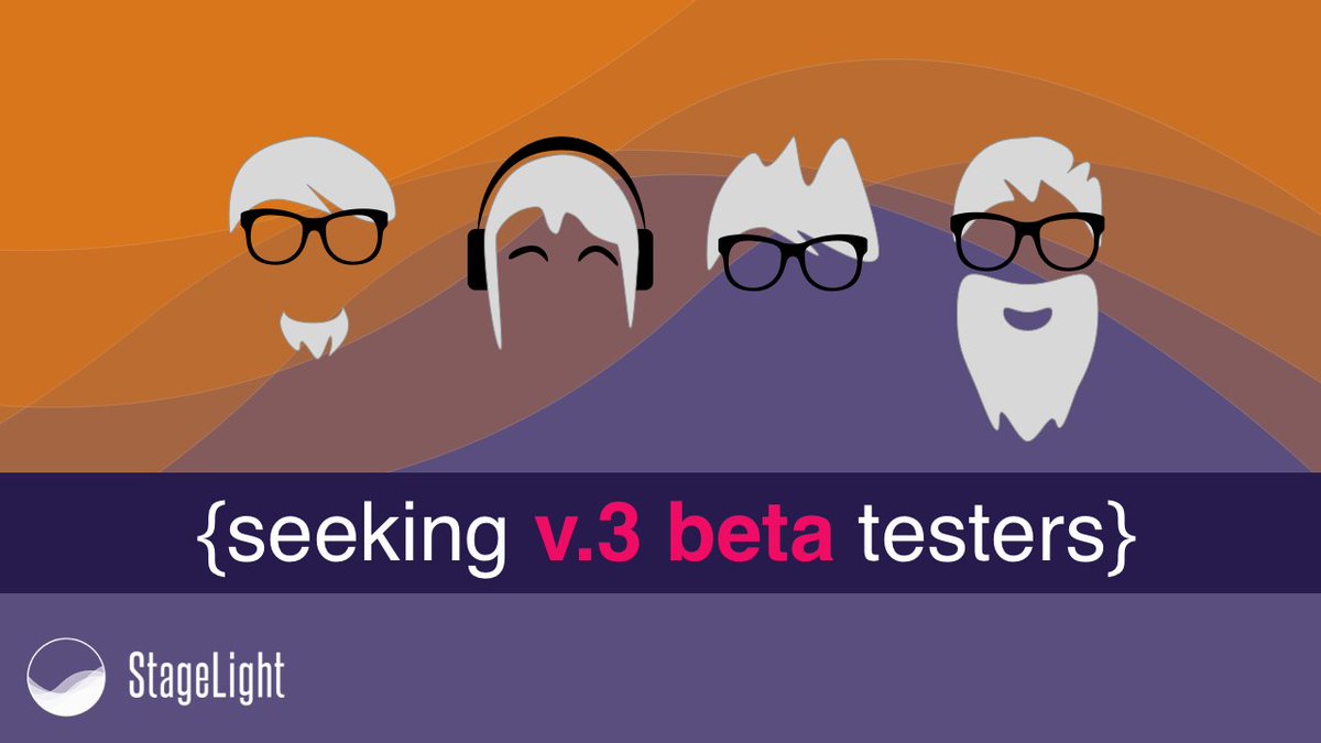 Become a 🦸‍♂️ hero and be a beta tester for the StageLight App v.3.

#seekingbetatesters #stagelightapp #StageLightingOnMobile #V3
