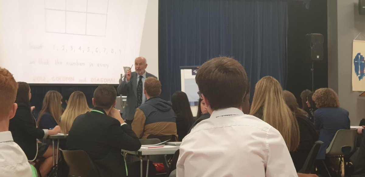 SASB_Numeracy's tweet image. Another exciting day celebrating Maths Week Scotland! Some of our S5 pupils visited Our Lady&apos;s High School in Cumbernauld and took part in an excellent workshop on the importance of Maths in every day life. They even got a talk from the famous Professor McBride!#MathsWeekScotland