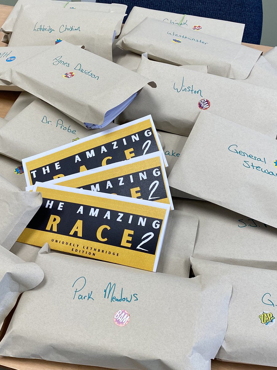 It’s coming! Amazing Race 2 details will be delivered to all <a href="/LethSchDivision/">LethbridgeSchoolDivision</a> staff very soon! #staffwellnesschallenge