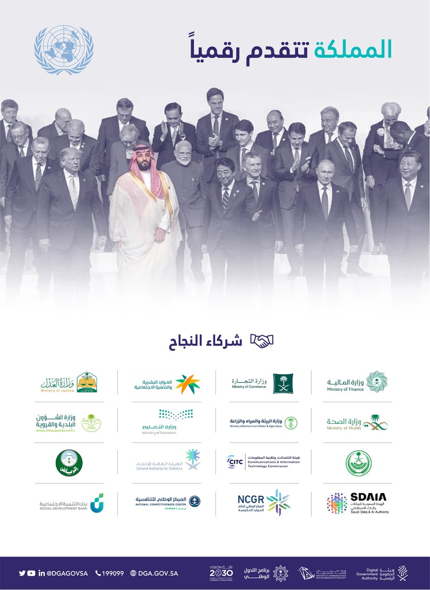 DgaGovSa's tweet photo. شكراً لكل أبطال التحول الرقمي في الجهات الحكومية 👏👏🇸🇦
#السعودية_تتقدم_رقمياً https://t.co/khI4hNQDdk