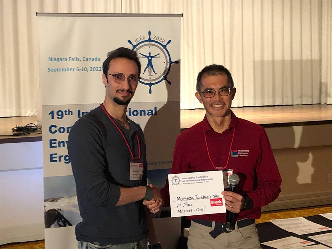 umkinrec's tweet photo. Congratulations to Morteza Talebian Nia, Mayowa Olatunji, and Maryam Gaharrei on their respective awards from the International Conference  on Environmental Ergonomics! 👏

All three of Dr. Gisbrecht's students will be graduating in October. 

#UManitoba https://t.co/i6hGdpmnLC