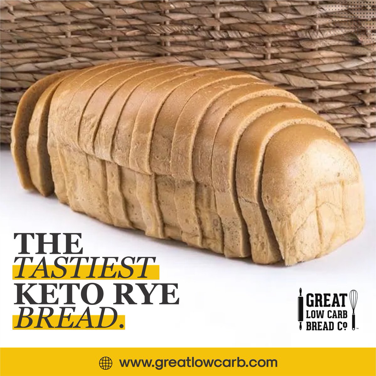 Greatlowcarb's tweet photo. If you are looking for the best low-carb rye bread, then look no further. This Keto Rye Bread will knock your Keto socks off.  And each slice has just 1 NET carb. 
-----
Shop Now: https://t.co/IRONPerVhM

#greatlowcarb #keto #paleodiet #lowcarb #ketodiet #ketolifestyle https://t.co/2p1DOijU3C