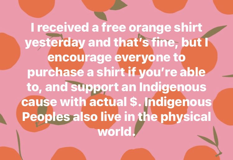 Put your $ where your thoughts are! #INDIGENOUS #nationaldayfortruthandreonciliation