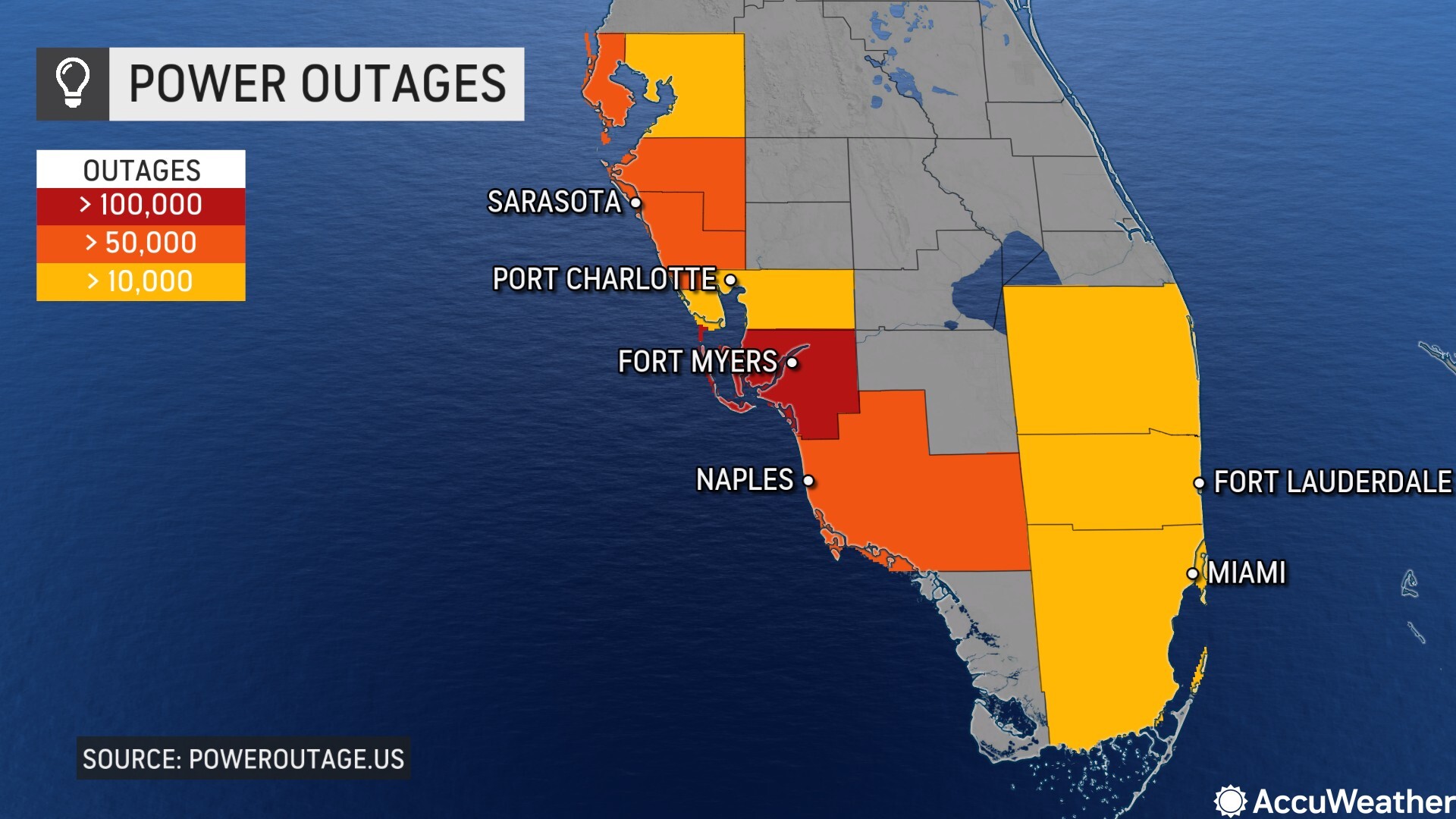 Breaking Weather by AccuWeather on Twitter "Power outages have spiked