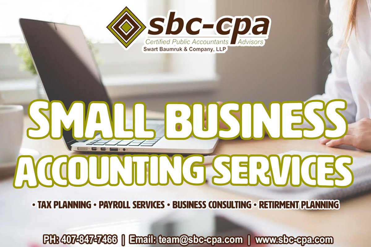 New #smallbusiness owners don’t have to go it alone! We serve as your advisor and partner in getting your business up and running - bit.ly/3JNeA8e
#startups #startup #smallbusinessowner #smallbusinessowners #SmallBusinesses #Entrepreneur #entrepreneurs #sbccpa