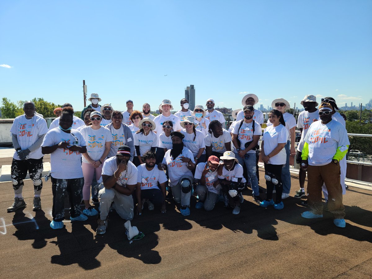 The HOPE Program (@thehopeprogram) on Twitter photo A huge thanks to the volunteers from <a href="/BarclaysCIB/">Barclays Investment Bank</a> and @robinhoodnyc for helping our CoolRoofs crew coat the rooftop of the <a href="/huntspointmkt/">Hunts Point Produce Market</a> yesterday! This work makes the building more energy efficient, the air cleaner, and the neighborhood cooler. A huge thanks to the volunteers from <a href="/BarclaysCIB/">Barclays Investment Bank</a> and @robinhoodnyc for helping our CoolRoofs crew coat the rooftop of the <a href="/huntspointmkt/">Hunts Point Produce Market</a> yesterday! This work makes the building more energy efficient, the air cleaner, and the neighborhood cooler.