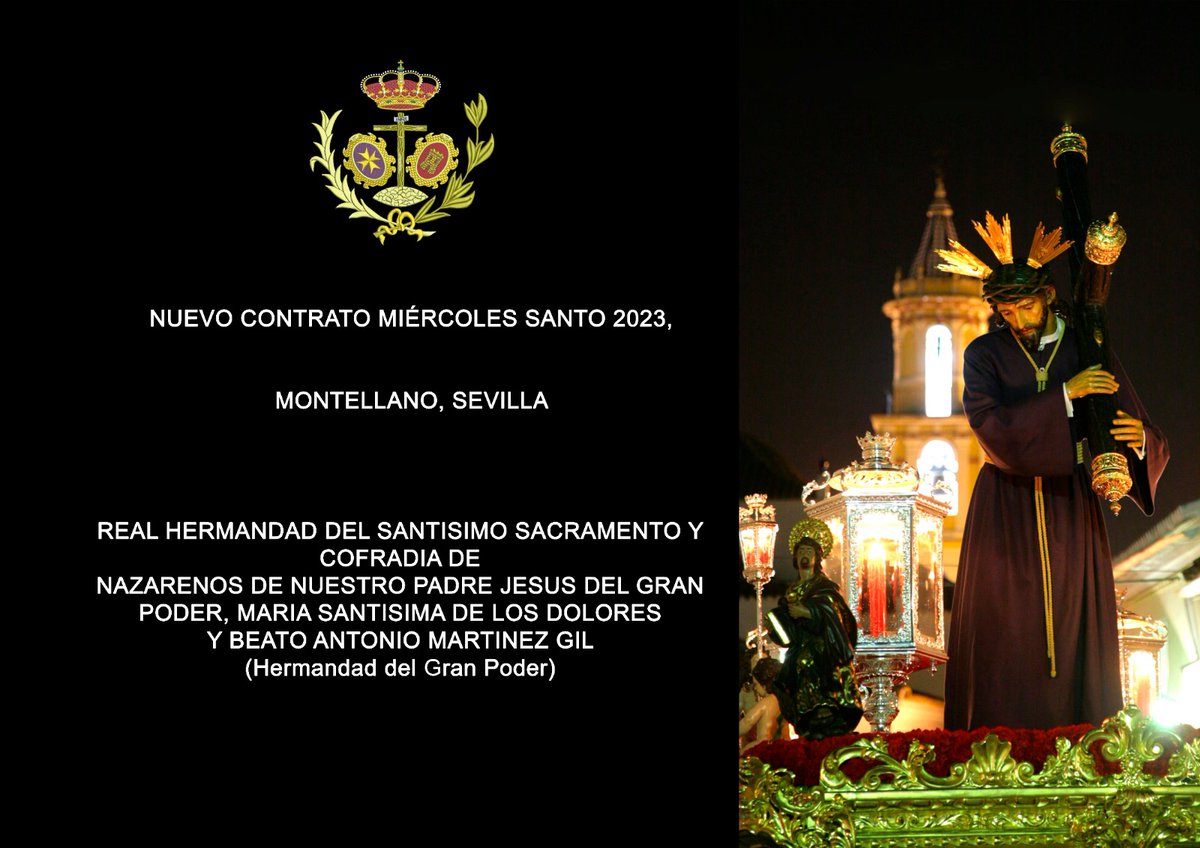 NUEVO CONTRATO.Miércoles Santo 2023.