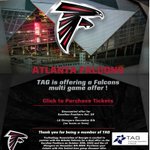 Image for the Tweet beginning: TAG and the Atlanta Falcons
