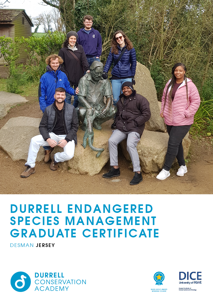 "A particular highlight has been getting to know the Durrell team... it’s not often one gets lectures by people who have saved multiple species from extinction!" 
Our award winning #DESMAN course is like no other. 
Apply now &amp; join us in February 2023! bit.ly/3BRDX6K