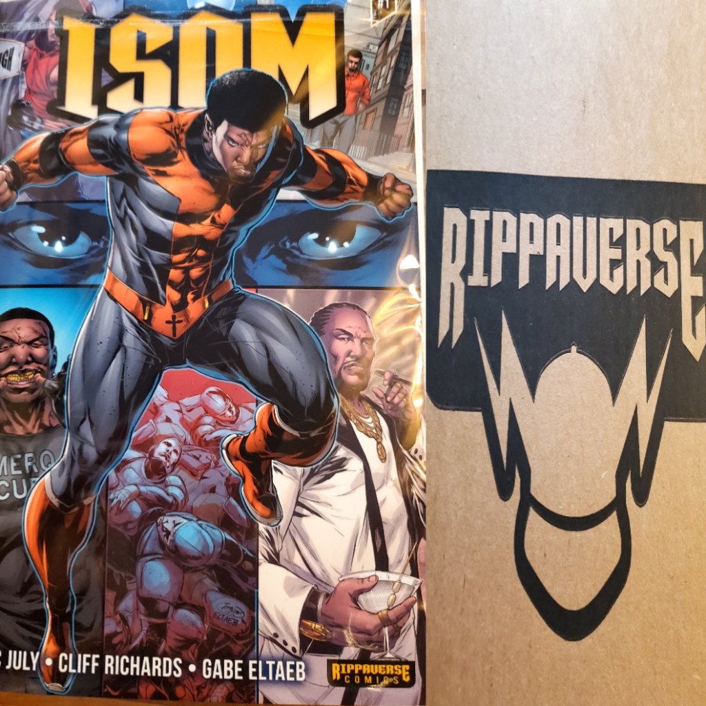amateuryareader's tweet photo. YES!!!! I'm now the proud owner of Isom issue 1!!! Thank you so much @TheRippaverse and @EricDJuly I hope great things will continue for you in the future!!! Can't wait for issue 2! https://t.co/sj1LjyR73D