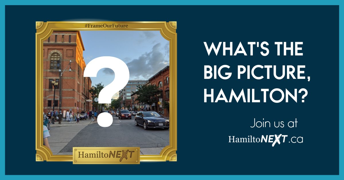 HamiltoNEXTca's tweet photo. Looking at Hamilton’s big picture! https://t.co/4VBs7RTARc

#HamOnt #HamiltonVotes2022 #yhmvote #FrameOurFuture https://t.co/7hIylRltXe