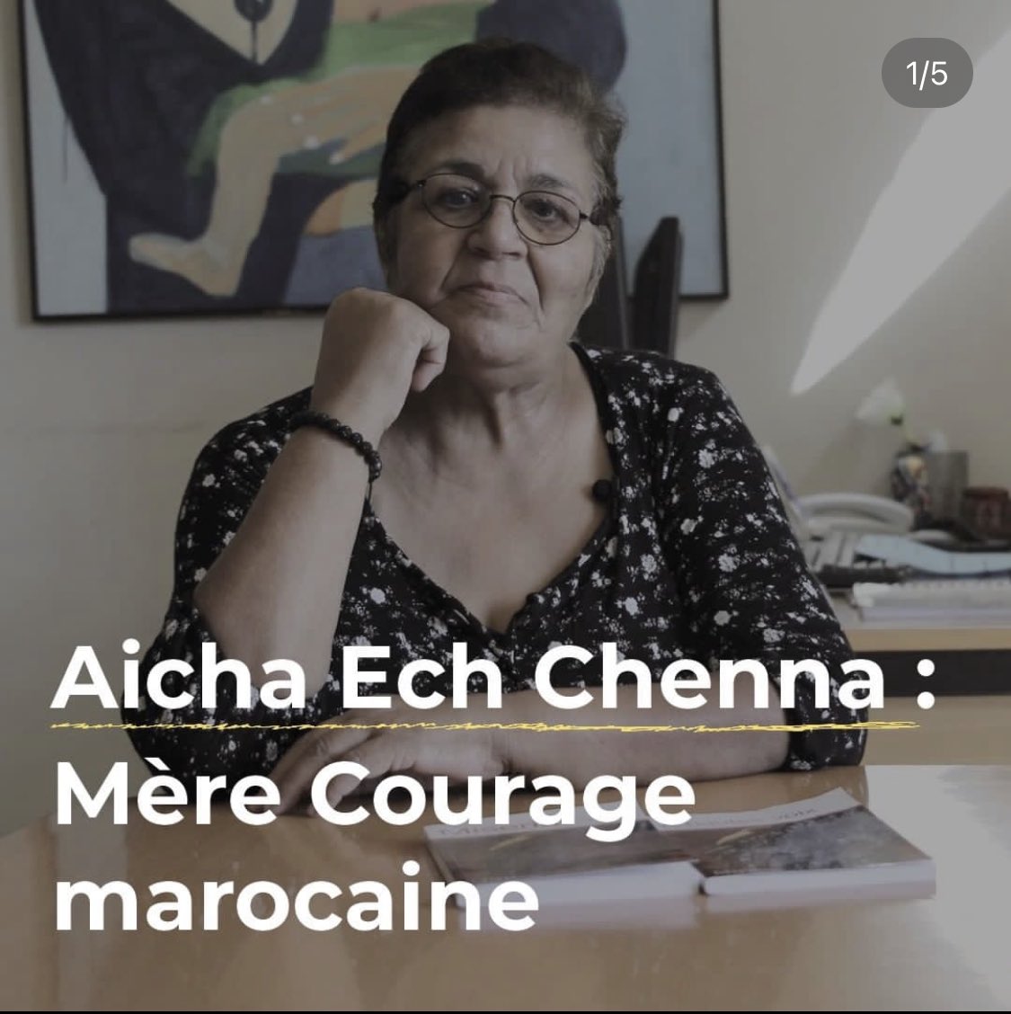 AssoLallab's tweet photo. [#Hommage]

C’est avec beaucoup d’émotions que nous rendons hommage à la grande Aicha Ech Chenna, Allah y Rahma, décédée ce 25 septembre 2022. Elle s’inscrit dans cette lignée de femmes résistantes musulmanes qui nous ont ouvert la voie chez Lallab. 

⏩ https://t.co/Vy2e9hYkn3 https://t.co/p3rOJNzpKs
