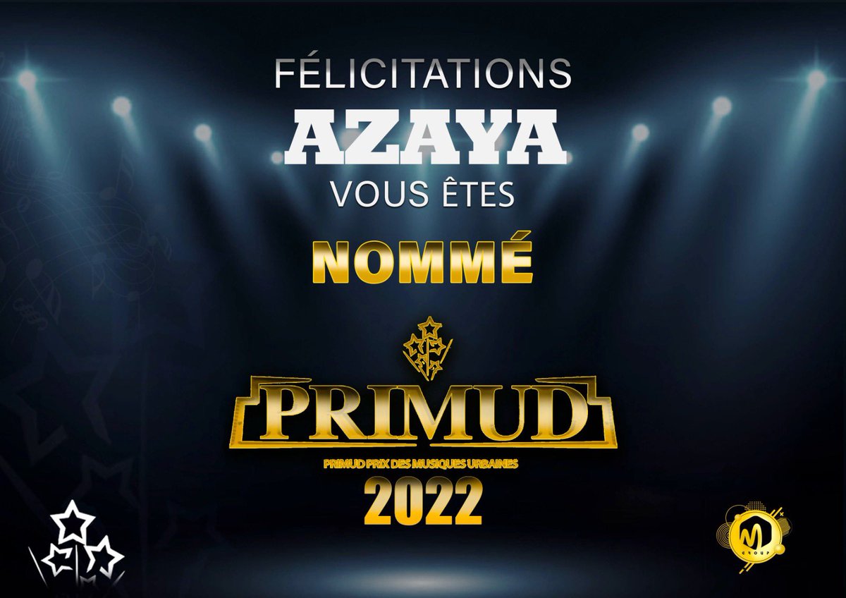 keyzitGuinee's tweet photo. Nous avons le plaisir de vous annoncer la nomination de l’artiste @officiel_azaya au Primud 2022 à Abidjan !

Team azaya soyez prêt pour le lancement des votes ! 🔥🔥🔥

#KeyzitGuinee #KeyzitAfricanMajor https://t.co/iDV4swmYg6