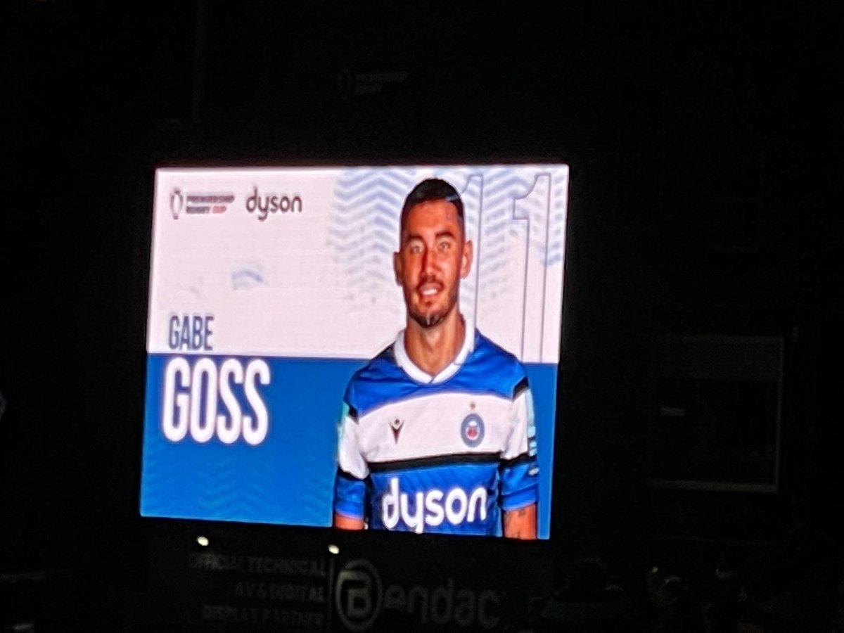 Good luck to Bath and Gabriel’s first Prem cup match at the Rec!
