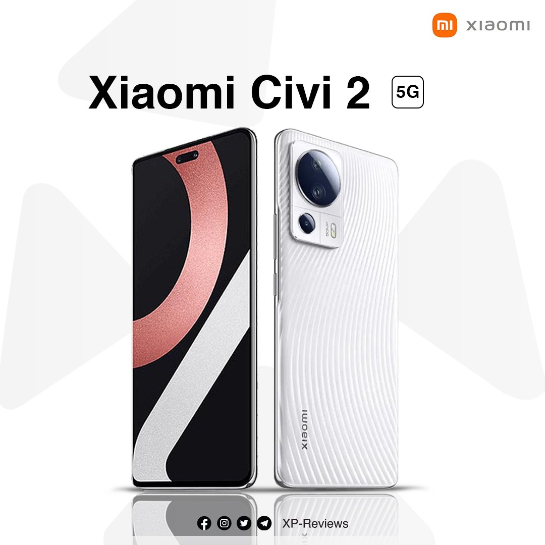 xp_reviews's tweet photo. #هواتف_شاومي

◀ أعلنت شركة شاومي عن هاتقها Xiaomi Civi 2 في الصين.

▪ مواصفات &amp; سعر هاتف Xiaomi Civi 2 في الصور ❤👇👇

◀ إذا أعجبك المحتوى لاتبخل علينا بريتويت ❤️❤️

#XPReviews
#XiaomiCivi2
#Xiaomi https://t.co/FbGpPWrO7M