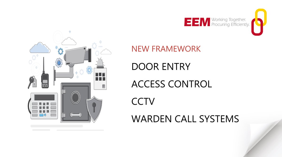 EEMLtd's tweet image. The new and updated EEM Ltd #procurement framework for the design, installation, servicing, repairs and maintenance of #DoorEntry, #AccessControl, #CCTV and #WardenCallSystems is now live

Visit bit.ly/3fsQgPh or contact Jade@eem.org.uk for more info

#UKHousing