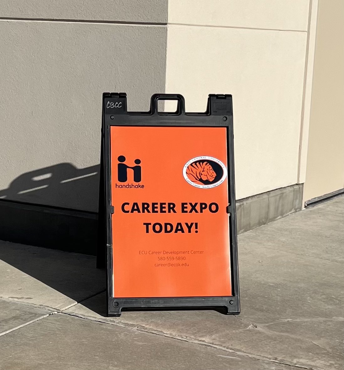 Career Expo Today!! 25 employers ready to let you know about their opportunities! Bring your resumes, look sharp and bring your A game. Chickasaw Business and Conference Center, Foundation Hall 10am - 2pm All Students encouraged to attend <a href="/ECUTigerUpdates/">East Central University</a>