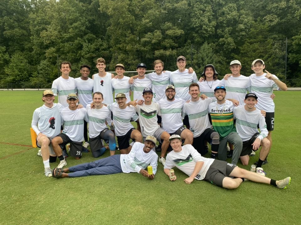 TheLostBoysUlti's tweet photo. Lost Boys wrap up the 2022 season with a 5th place finish at SE Regionals, qualifying for Select Flight. 

Our players put in a lot of hard work on and off the field this season and we celebrated every moment along the way. 

Can’t wait to get lost again next year!
#nevergrowup https://t.co/6bLCbT67MU