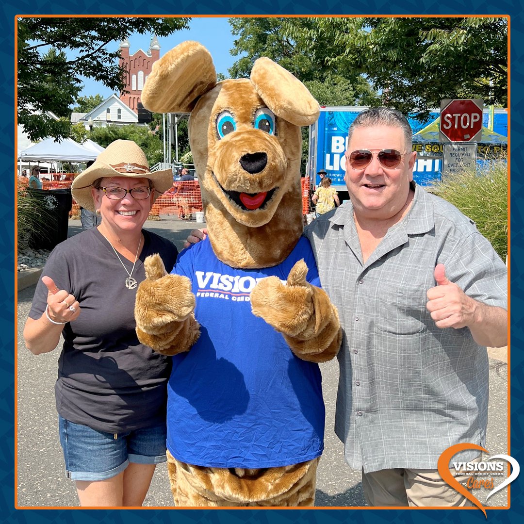 VisionsFCU's tweet image. We had a great time at the Washington Township Festival in NJ. Even Kirby stopped by for a meet and greet!