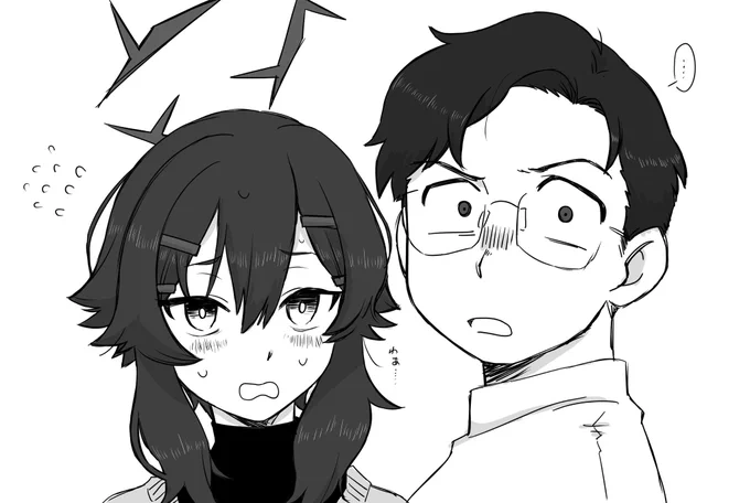Skebの副産物の俺とハルカの画像です
おしまし 
