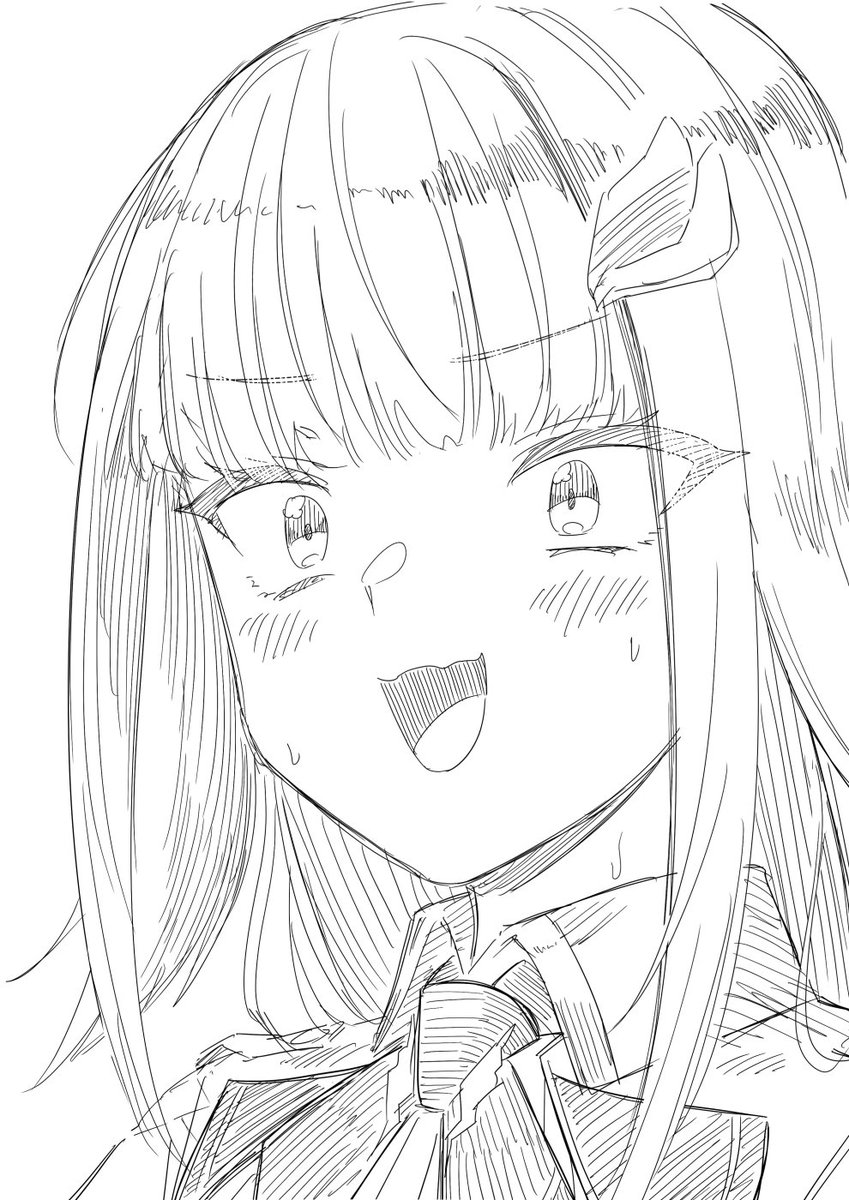 顔を可愛く描けるようになりたいから練習するぞ! 83 